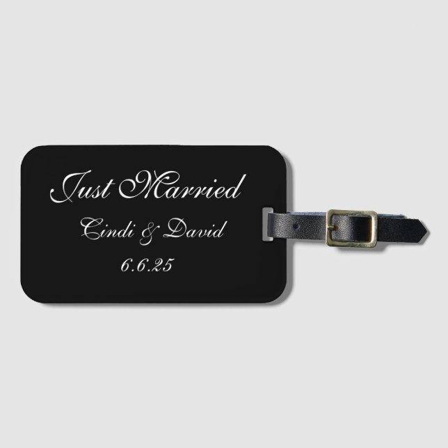 Etiqueta de bagagem personalizada (Frente Horizontal)