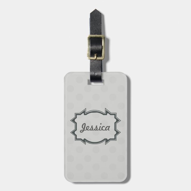 Etiqueta de bagagem personalizada (Frente Vertical)