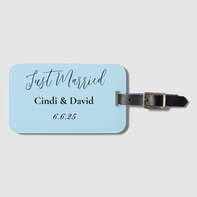 Etiqueta de bagagem personalizada (Frente Horizontal)