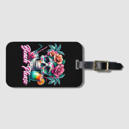 Etiqueta de bagagem Personalizada Beach Please Cav