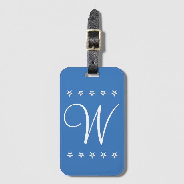 Etiqueta de Bagagem Personalizada com Estilo Cinco (Frente Vertical)
