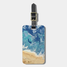 Etiqueta de bagagem personalizada de Abstrato de p