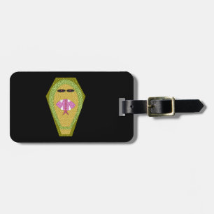 Etiqueta de bagagem personalizada de cobra letal e