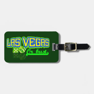 Etiqueta de bagagem personalizada de Las Vegas