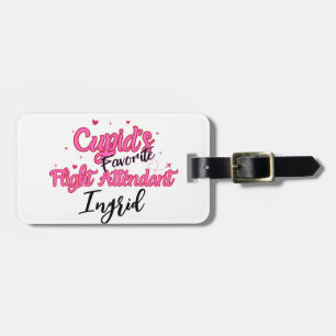 Etiqueta de Bagagem Personalizada De Tema Cupido