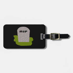 Etiqueta de Bagagem Personalizada de Tombstone RIP