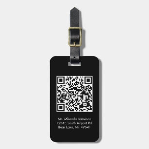 Etiqueta de Bagagem Personalizada do CÓDIGO QR Pr