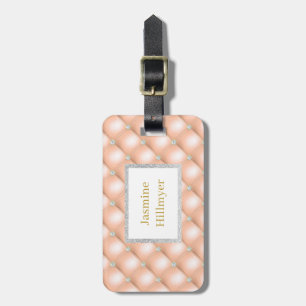 ETIQUETA DE BAGAGEM PERSONALIZADA DO DIAMONER PEAC