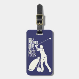 Etiqueta de bagagem personalizada do jogador de go