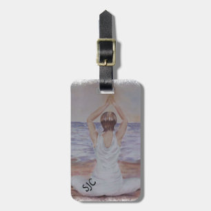 ETIQUETA DE BAGAGEM PERSONALIZADA DO POSE YOGA