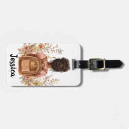 Etiqueta de Bagagem Personalizada - Mulher Negra