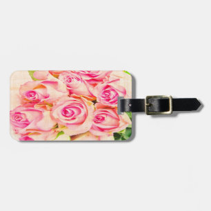 Etiqueta de Bagagem Personalizada Vintage Elegante