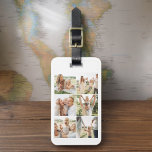Etiqueta De Bagagem Personalizado 6 Foto Personalizado<br><div class="desc">estilo viagem com esta etiqueta personalizada de 6 fotos, perfeita para mostrar suas memórias favoritas. Personalize-o com até seis das suas carinhosas fotos e o seu nome, criando um acessório funcional, mas significativo. Feita a partir de materiais duráveis, a etiqueta garante que suas bolsas sejam facilmente identificáveis enquanto adiciona um...</div>