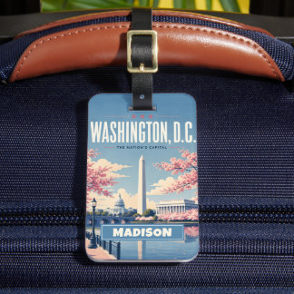 Etiqueta De Bagagem Personalizado A Casa Branca EUA Washington DC