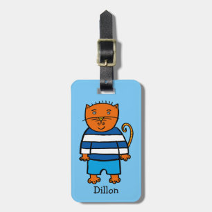 Etiqueta De Bagagem Personalizado Dillon, o Gato