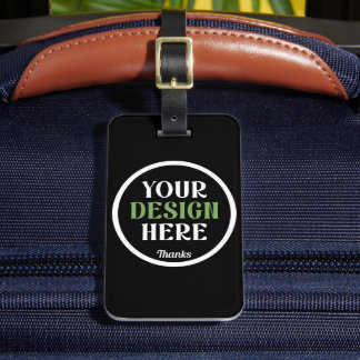 Etiqueta De Bagagem personalizado, único, elegante e minimalista