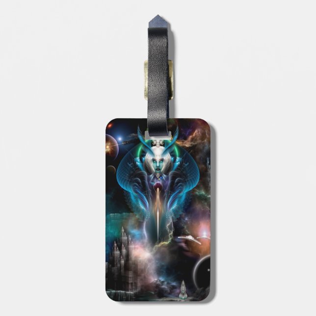 Etiqueta De Bagagem Personalizar produto (Traseira Vertical)