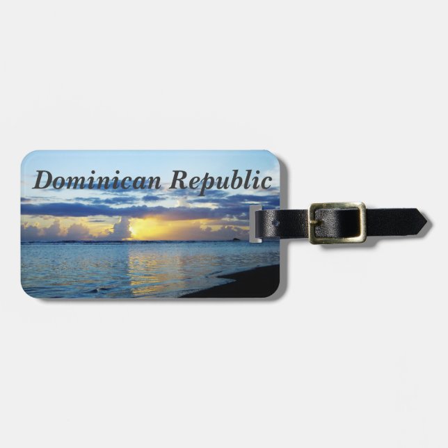 Etiqueta De Bagagem Personalize o produto (Frente Horizontal)