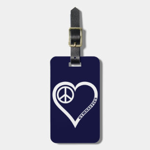 Etiqueta De Bagagem Personalize o Tag da bagagem da ginástica do amor