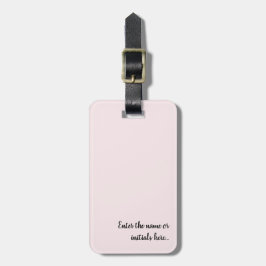 Etiqueta De Bagagem Personalized Custom Luggage Tag