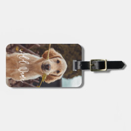 Etiqueta De Bagagem Personalized Pet Custom Photo And Text