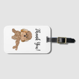 Etiqueta De Bagagem Personalized Poodle Dog Travel