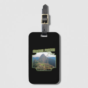 Etiqueta De Bagagem Peru Machu Picchu Ruins - Huayna Picchu