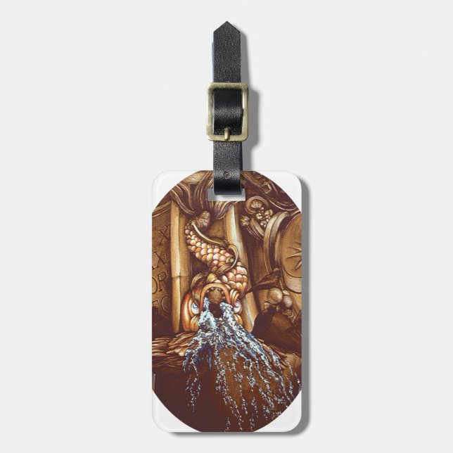 Etiqueta De Bagagem Pesce (Frente Vertical)