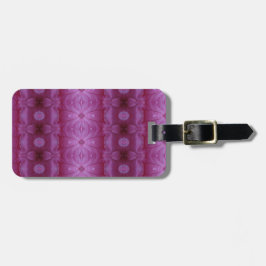 Etiqueta De Bagagem Petunia rosa Ikat 3