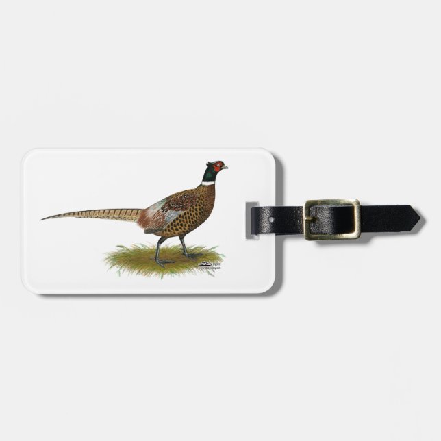 Etiqueta De Bagagem Pheasant Rooster (Frente Horizontal)
