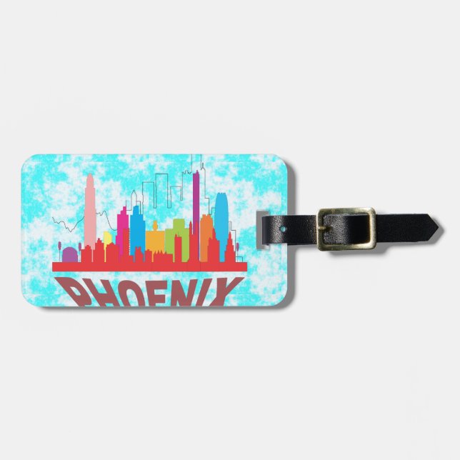 Etiqueta De Bagagem Phoenix (Frente Horizontal)