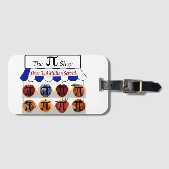 Etiqueta De Bagagem Pi Shop (Frente Horizontal)