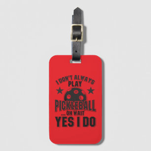 Etiqueta De Bagagem Picleball