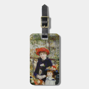 Etiqueta De Bagagem Pierre um Renoir duas irmãs, ou no terraço