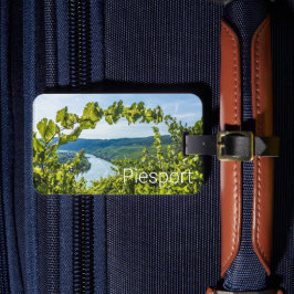 Etiqueta De Bagagem Piesport Moselle Graphics Vintage Vines Souvenir
