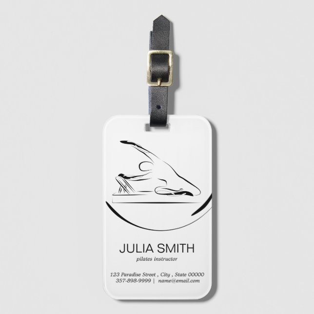 Etiqueta De Bagagem Pilata a Sereia no reformador (Frente Vertical)