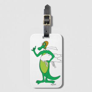 Etiqueta De Bagagem Piloto Alligator