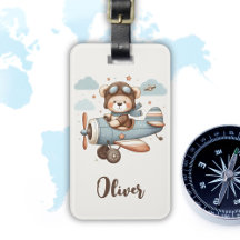Piloto de Urso de Pelúcia Personalizado