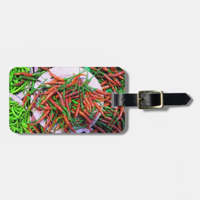 Etiqueta De Bagagem Pimentos-pimentões-de-pássaro (Frente Horizontal)