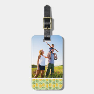 Etiqueta De Bagagem Pineanases do Retro Fotográfico Personalizado