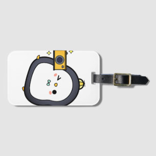 Etiqueta De Bagagem Pinguim, Câmera, Personagem