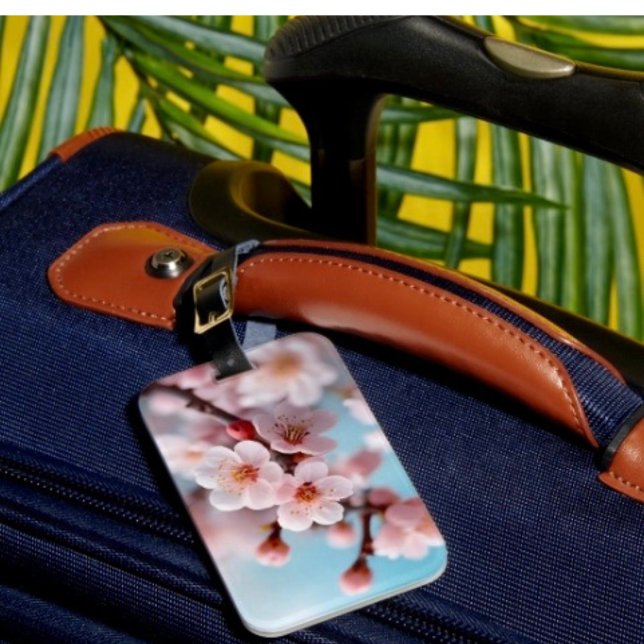 Etiqueta De Bagagem Pink Blossom Magic (Identify your luggage right away with this beautiful floral luggage tag,  a great gift for Mother’s )
