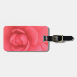 Etiqueta De Bagagem Pink Camellia