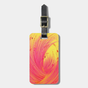 Etiqueta De Bagagem Pink Meadow