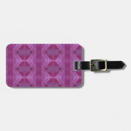 Etiqueta De Bagagem Pink Petunia Ikat 4