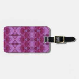 Etiqueta De Bagagem Pink Petunia Ikat Também