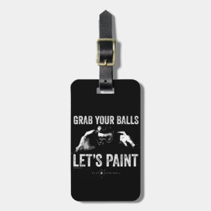 Etiqueta De Bagagem Pintball, vamos pintar