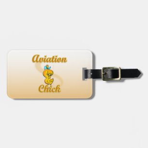 Etiqueta De Bagagem Pintinho de aviação