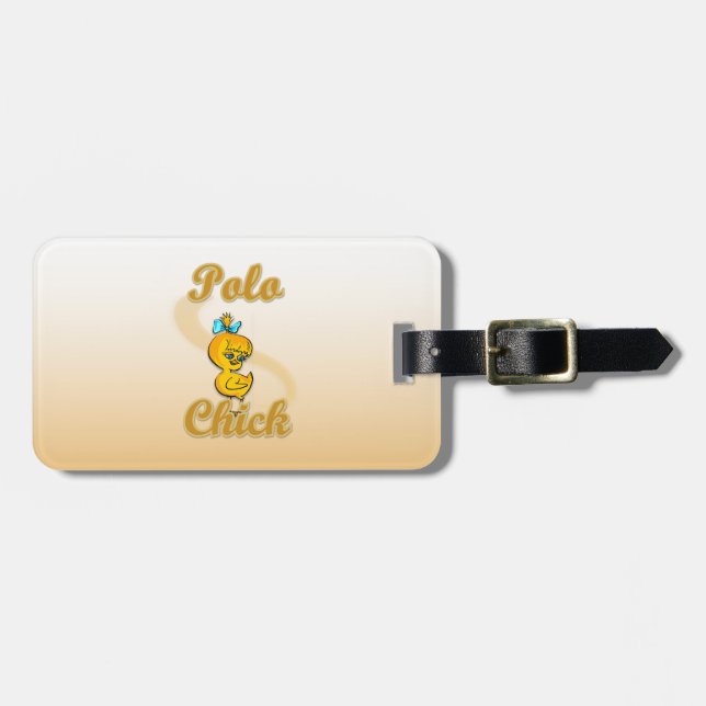 Etiqueta De Bagagem Pintinho Polo (Frente Horizontal)
