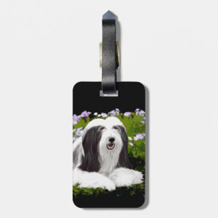 Etiqueta De Bagagem Pintura Collie com Manteiga - Arte Cachorra Origin
